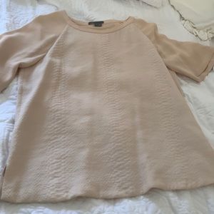 Vince Blush Snakeskin Top size Small